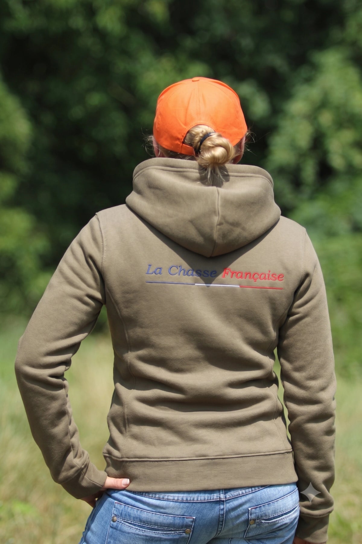 Sweat de chasse femme kaki | La Chasse Française