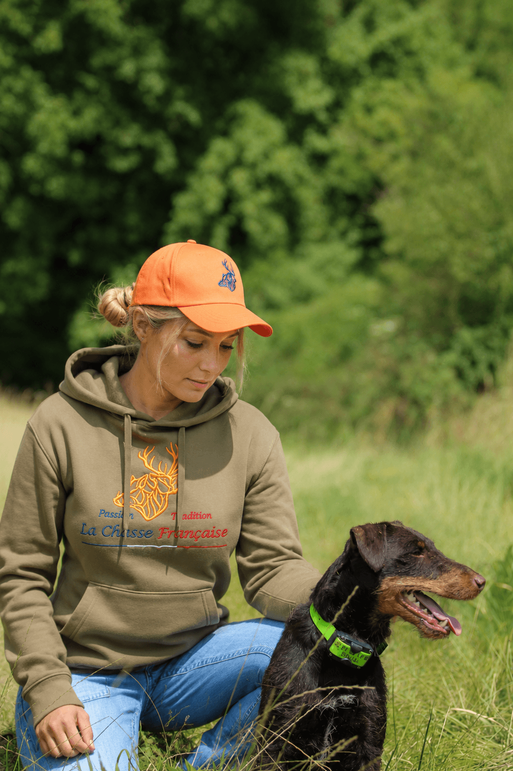 Sweat de chasse femme kaki | La Chasse Française
