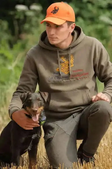 Sweat de chasse kaki homme | La Chasse Française
