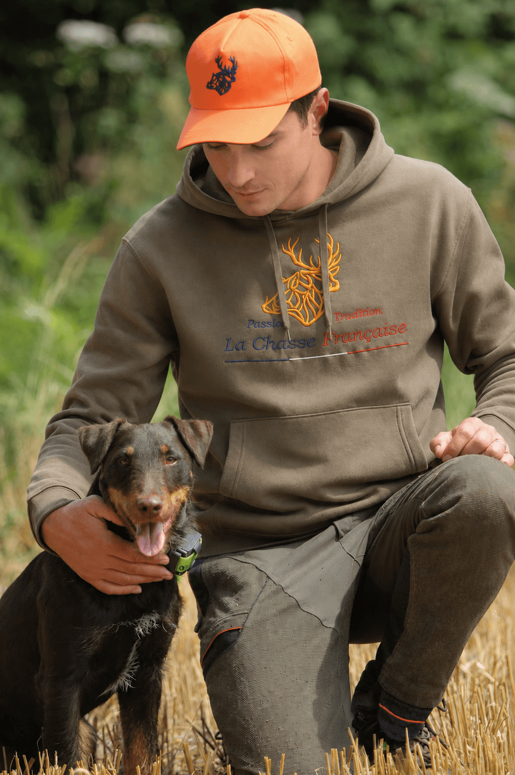 Sweat de chasse kaki homme | La Chasse Française