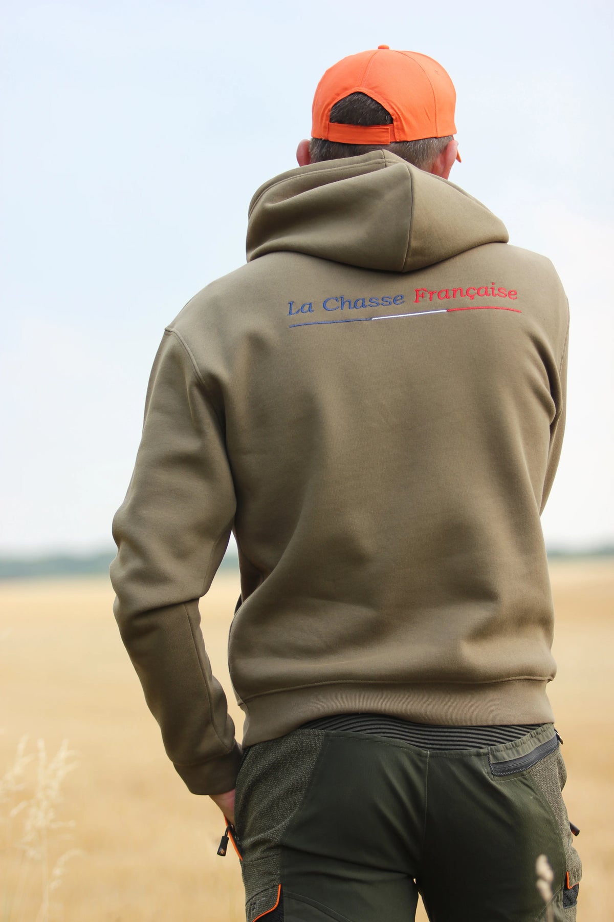 Sweat de chasse kaki homme | La Chasse Française